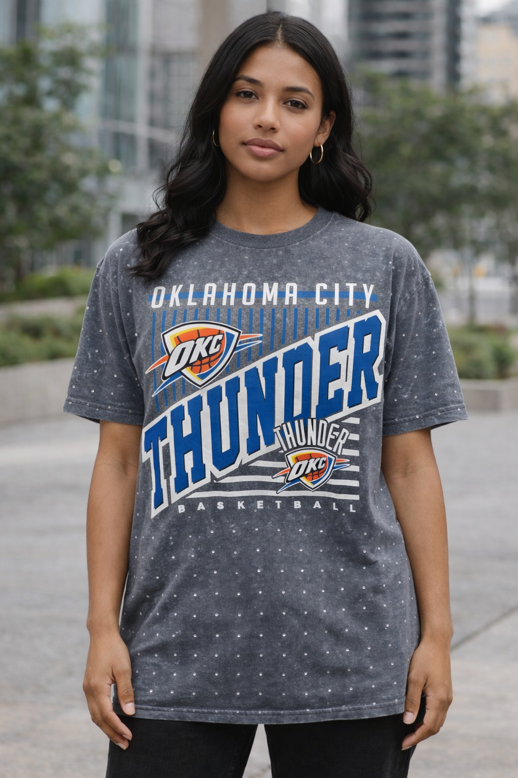 Rhinestone Sports Tee