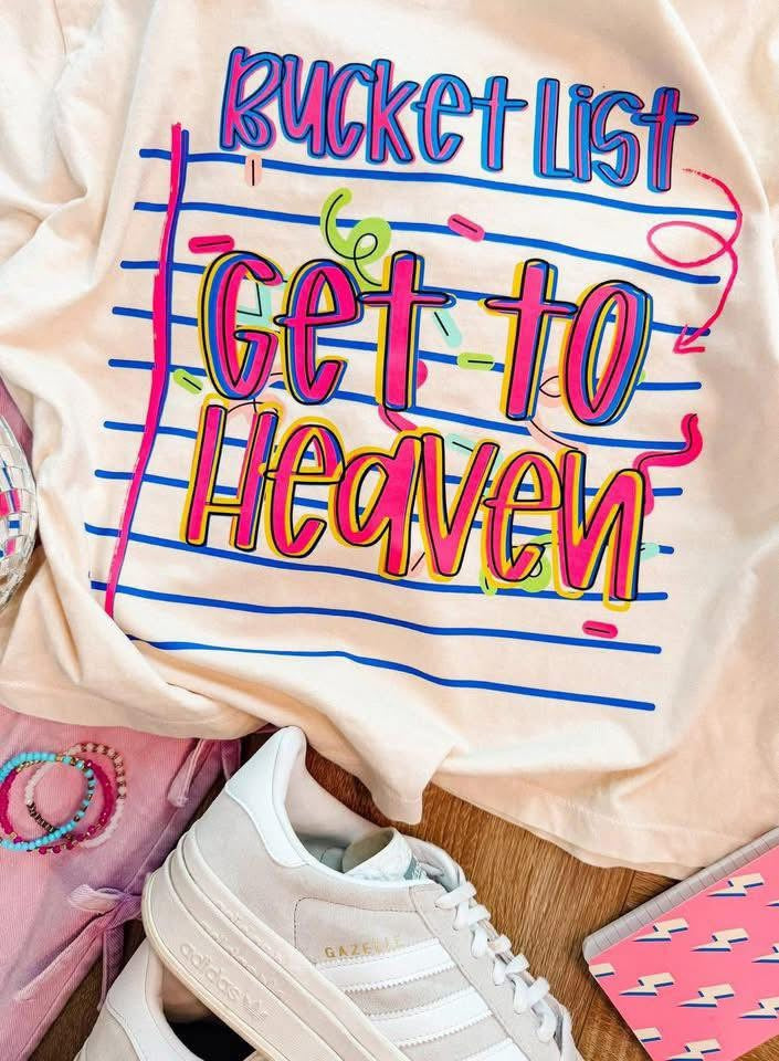 Bucket list to heaven