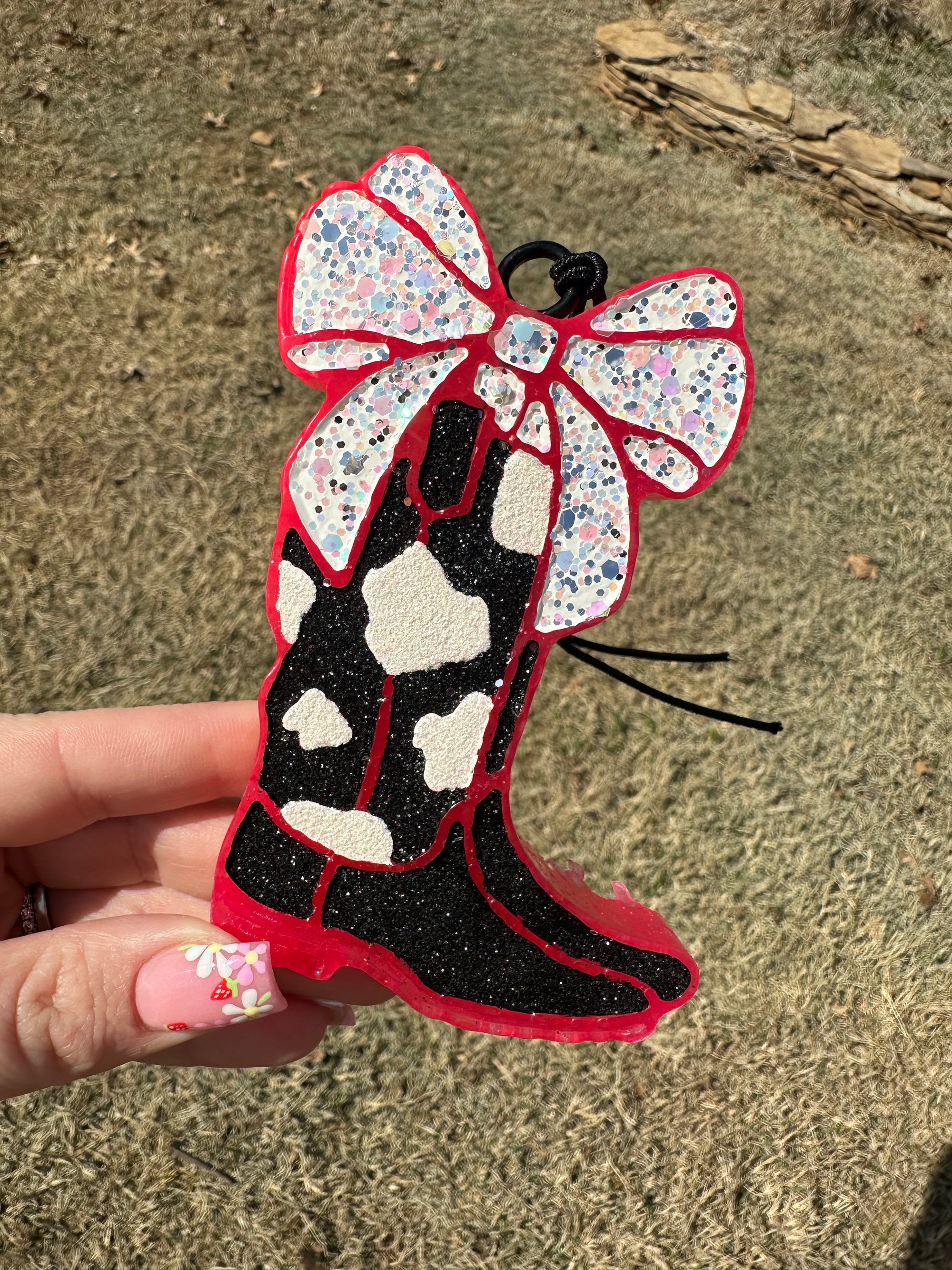 Cowboy Boot Bow