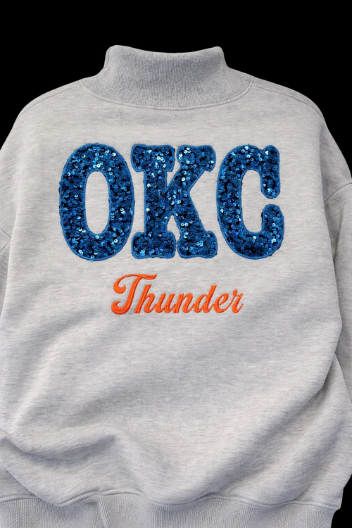 OKC Mock Neck Sweatshirt